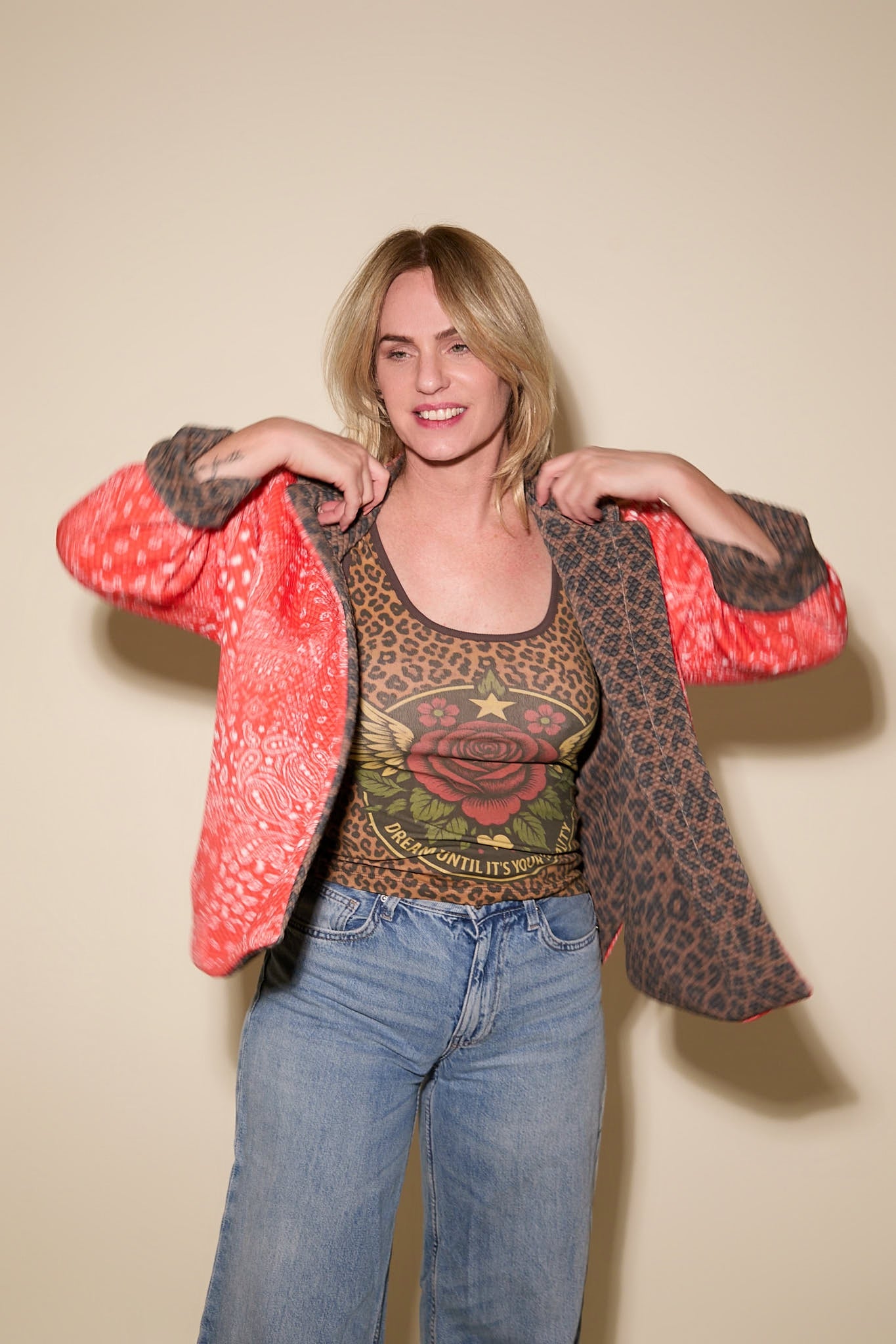 Reversible Leopard & Paisley Quilted Jacket