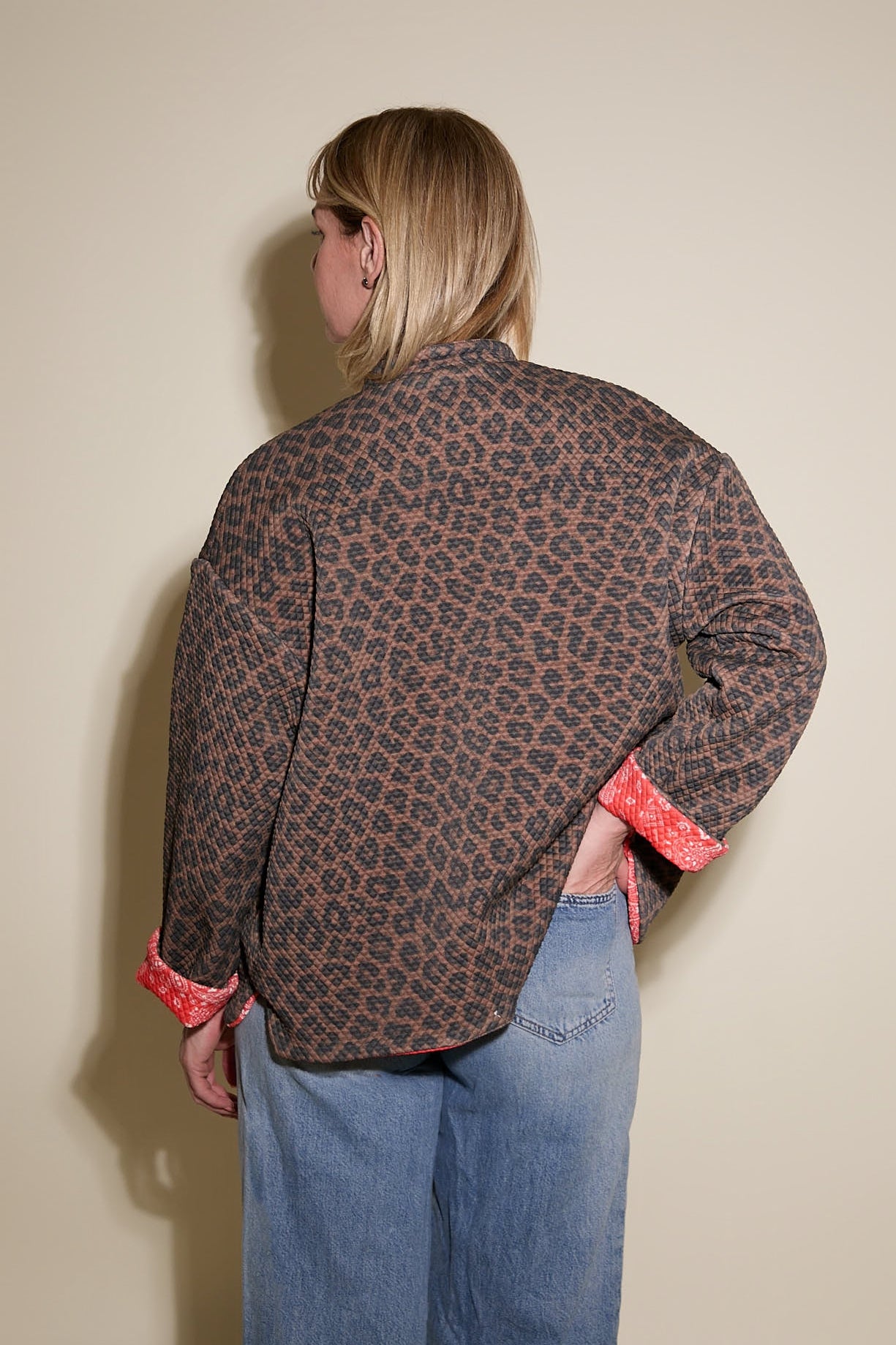 Reversible Leopard & Paisley Quilted Jacket