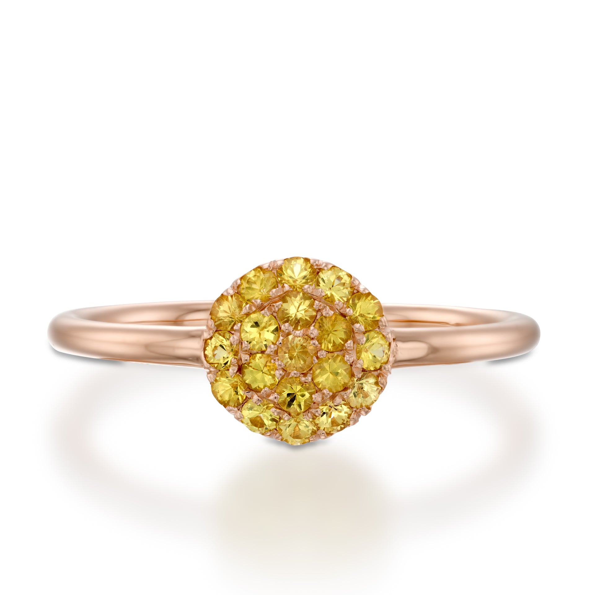 Berry Yellow Sapphire Ring
