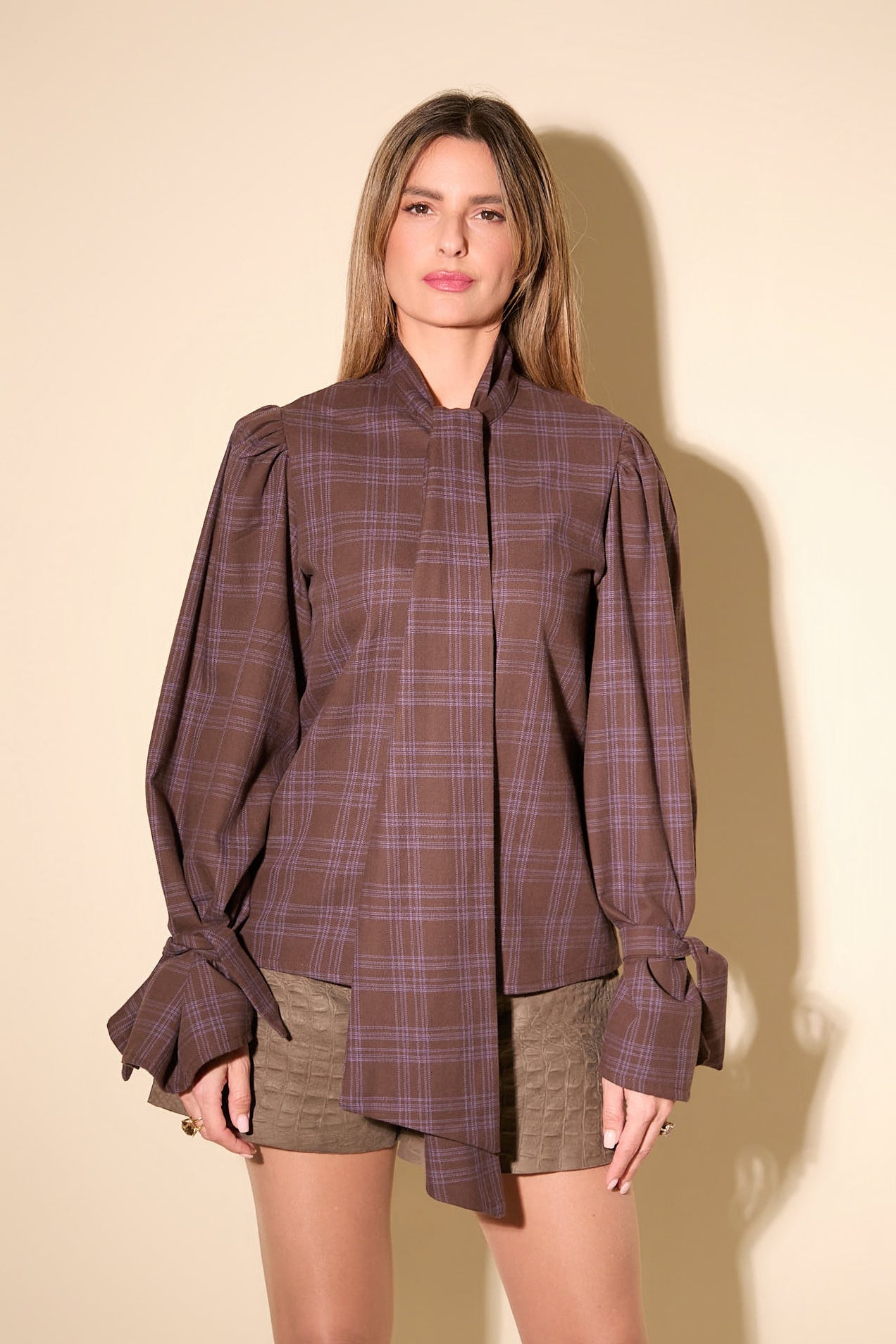 Iconic Plaid Muse Blouse