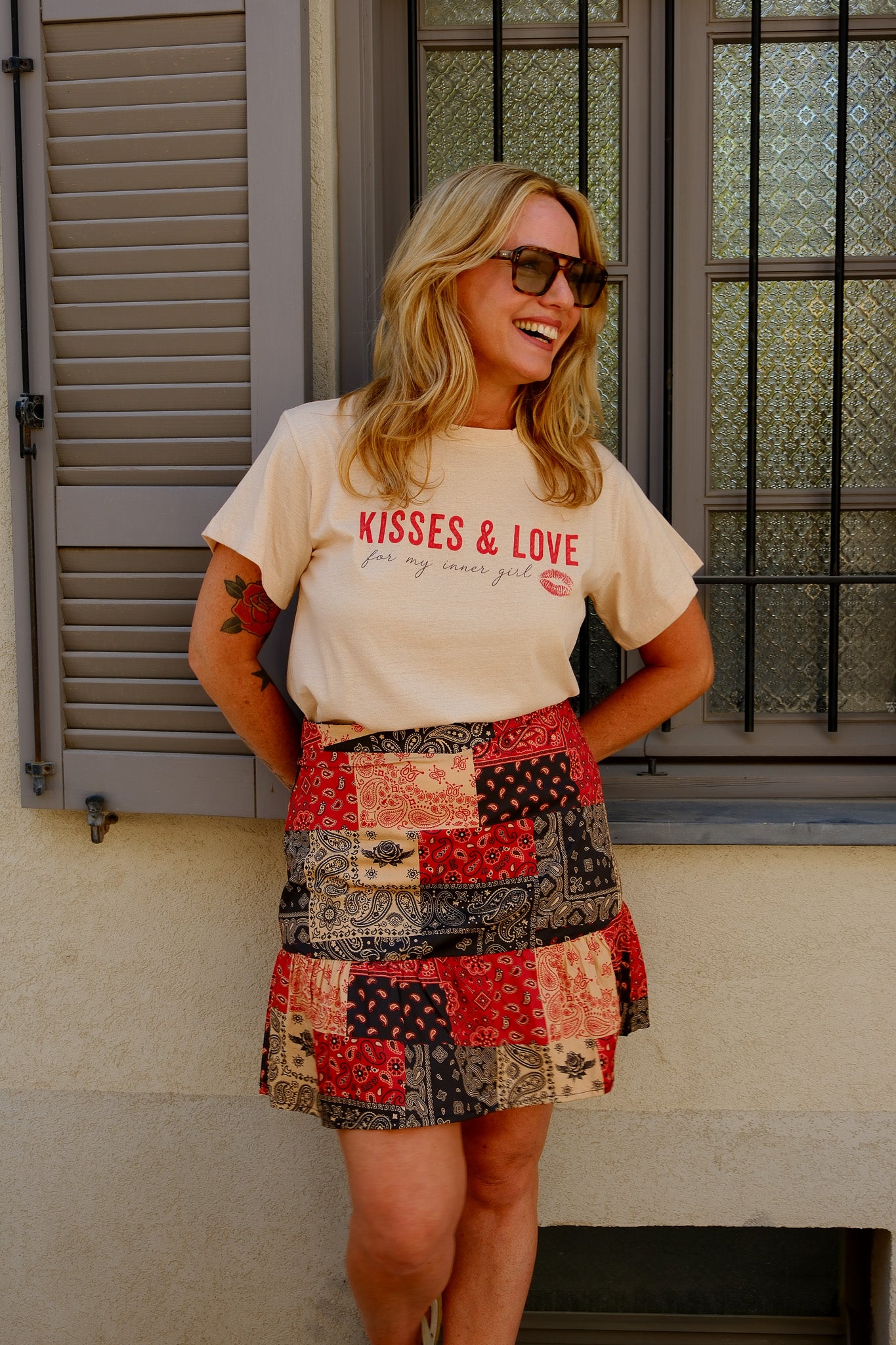 Rebel Paisley Mini Skirt