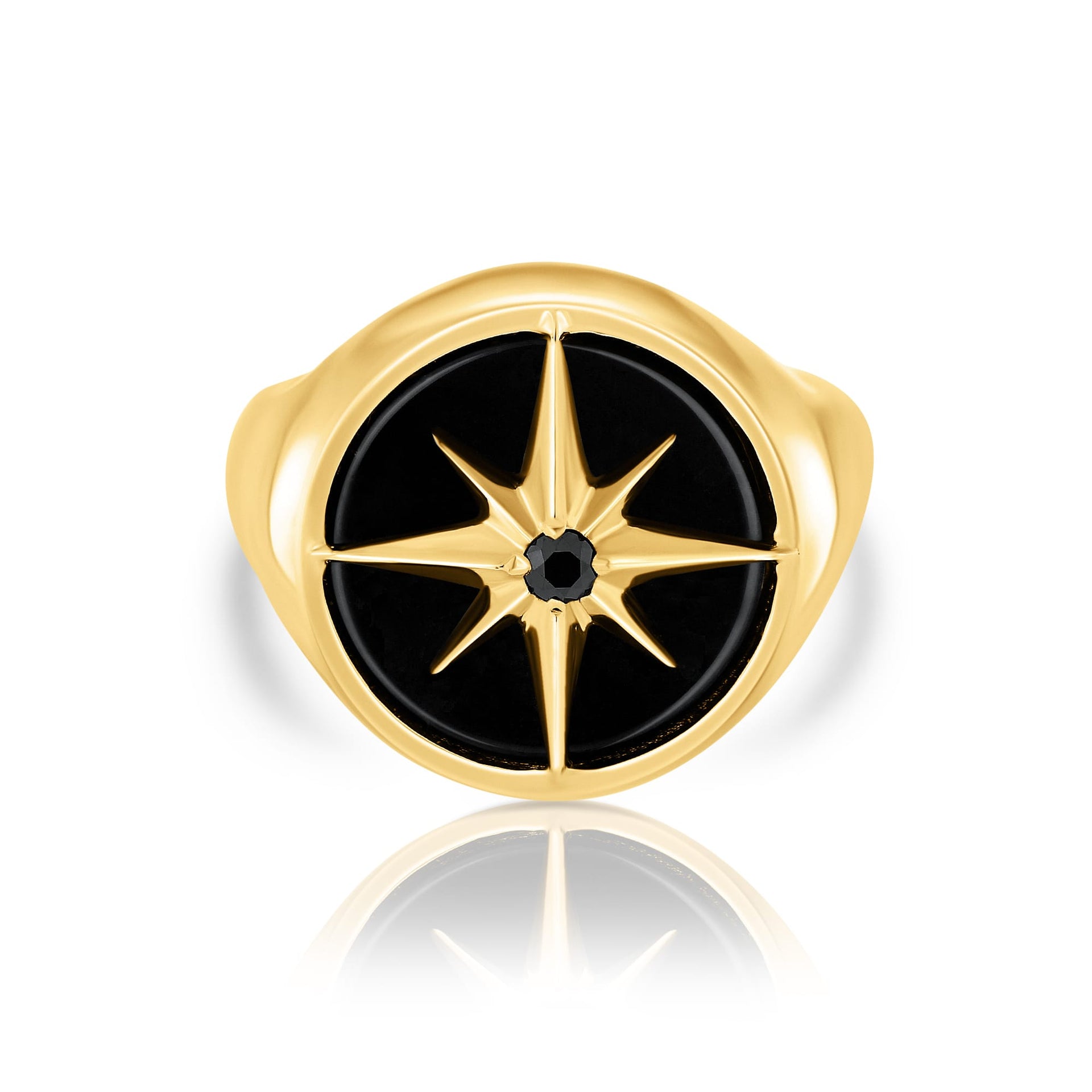 Iconic Compass Signet Ring