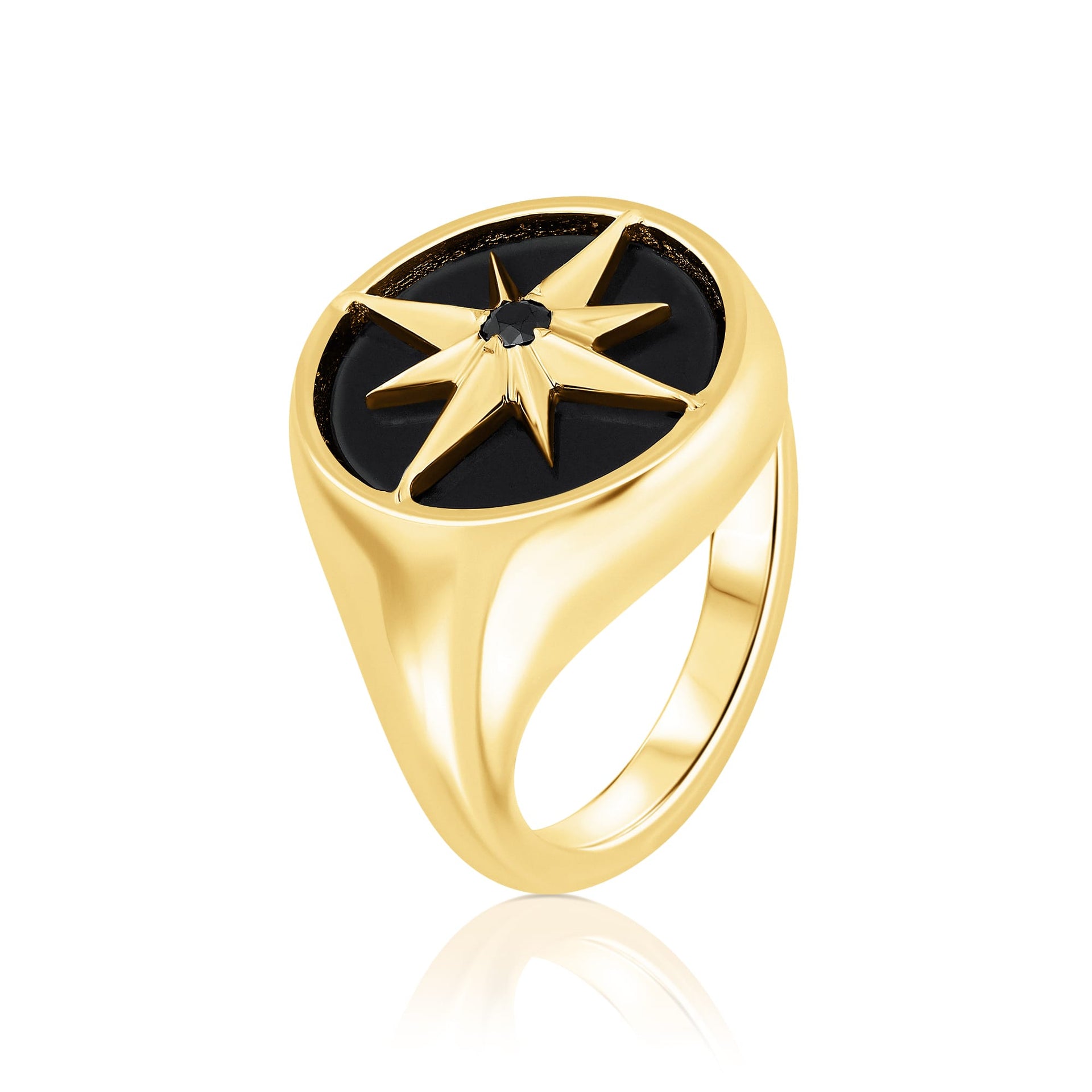 Iconic Compass Signet Ring