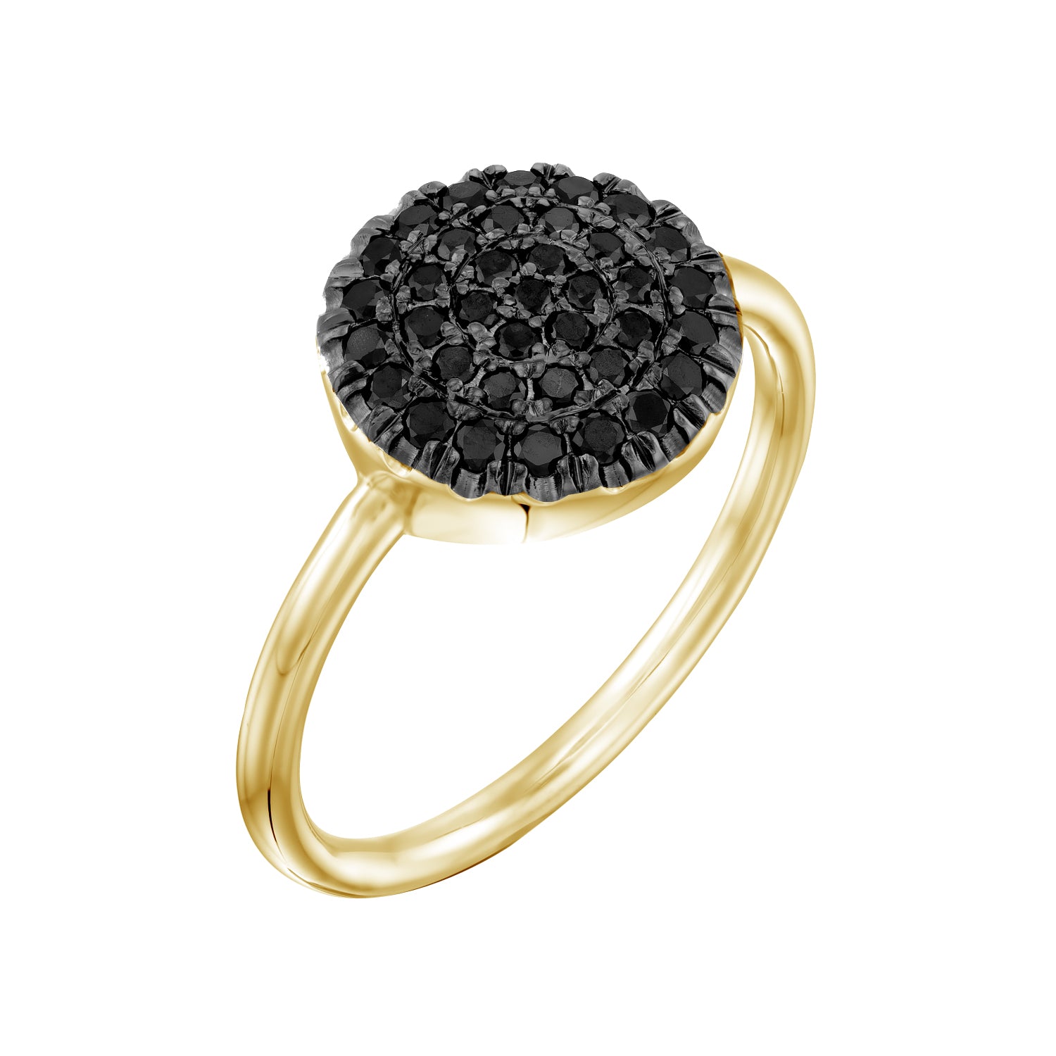 Berry Black Diamond Ring