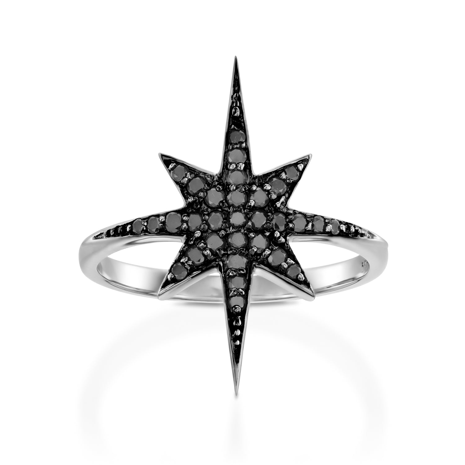 Starlight Black Diamond Ring