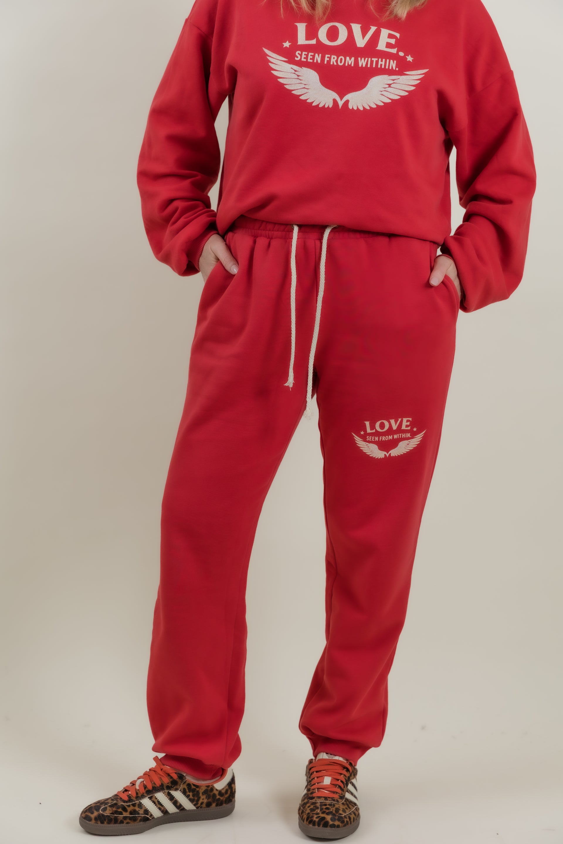 Inner Flame Sweatpants – Red