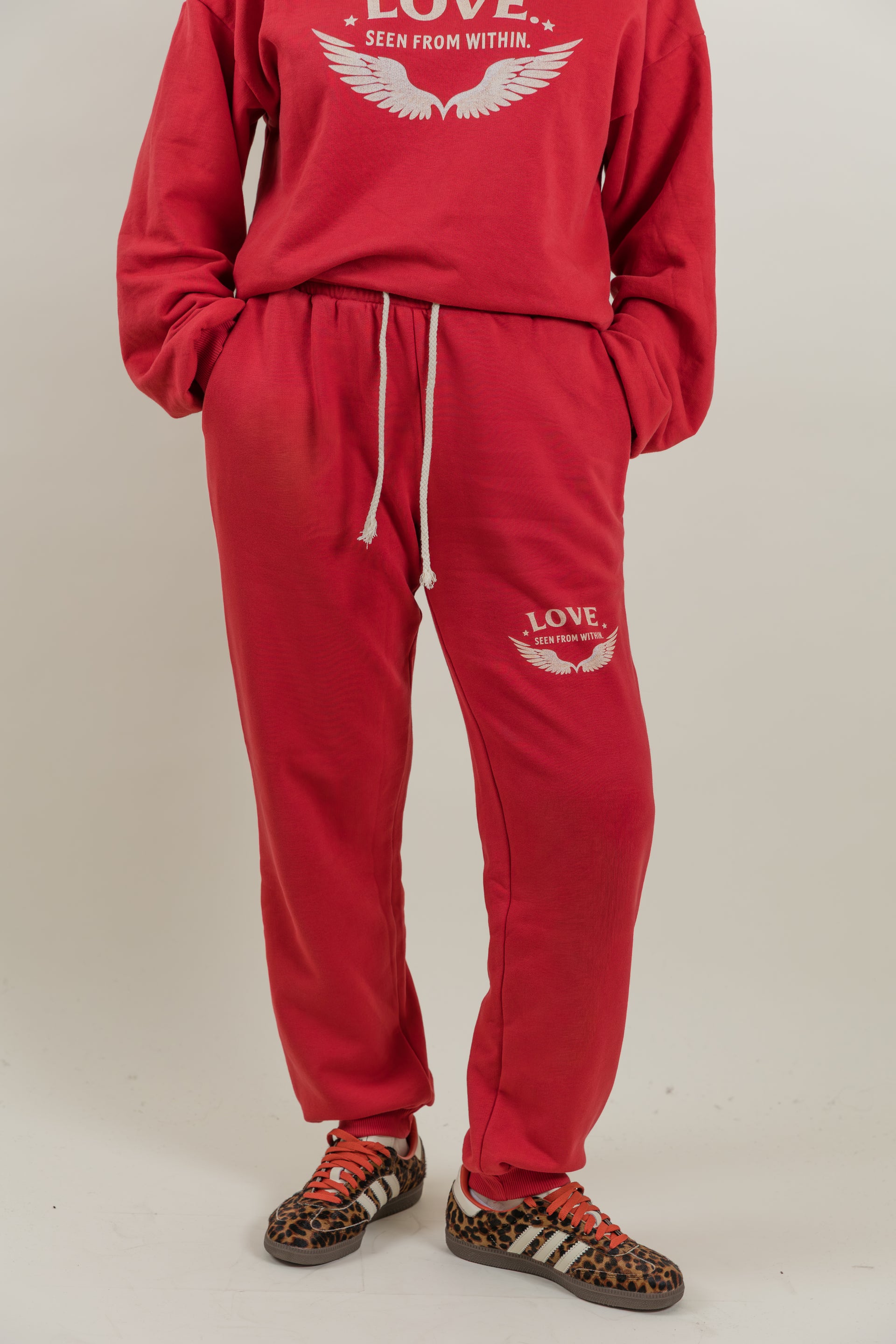 Inner Flame Sweatpants – Red