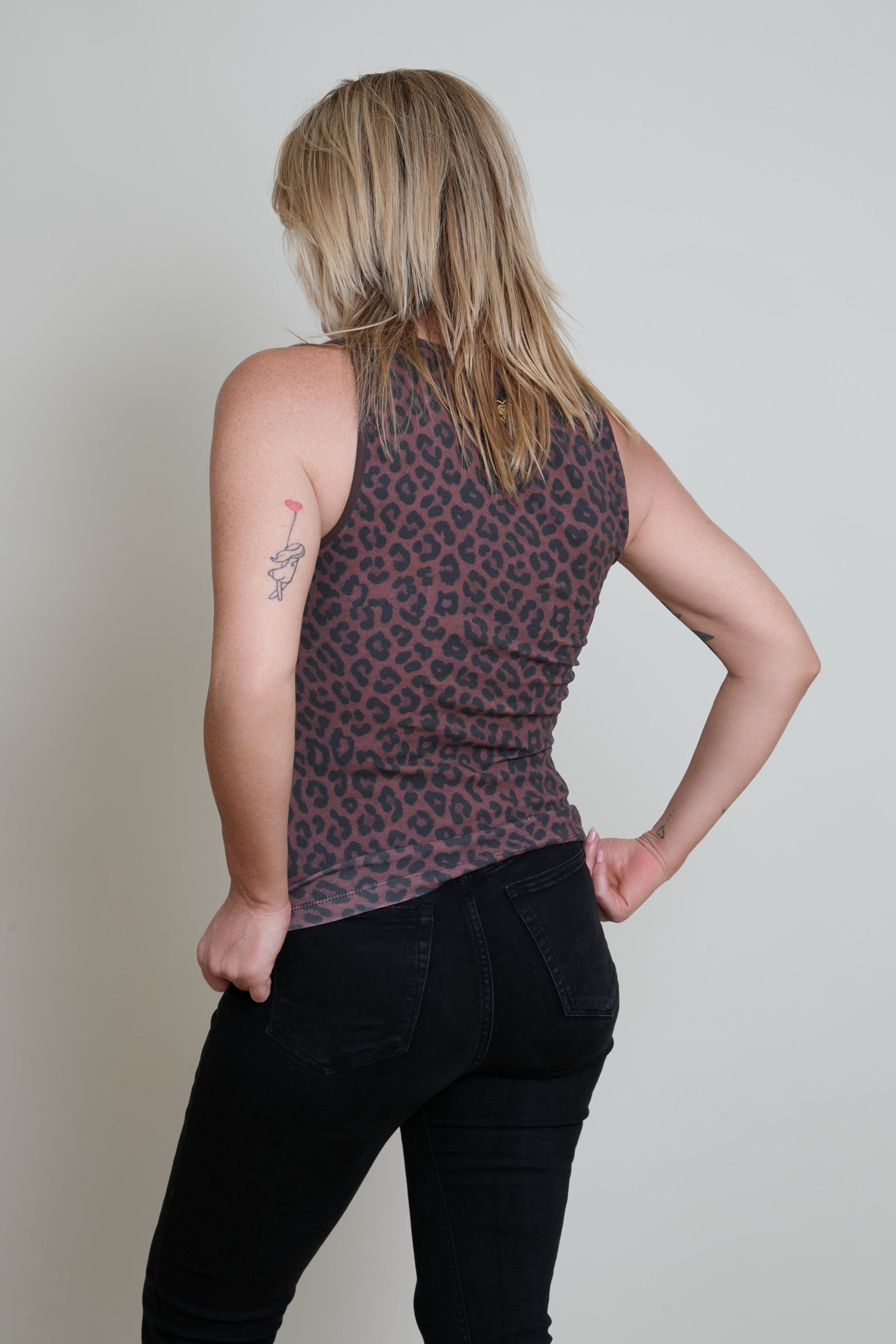 Dream Leopard Tank Red