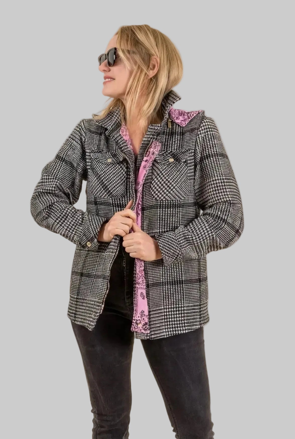 Dual Mode Jacket – Monochrome Bandana