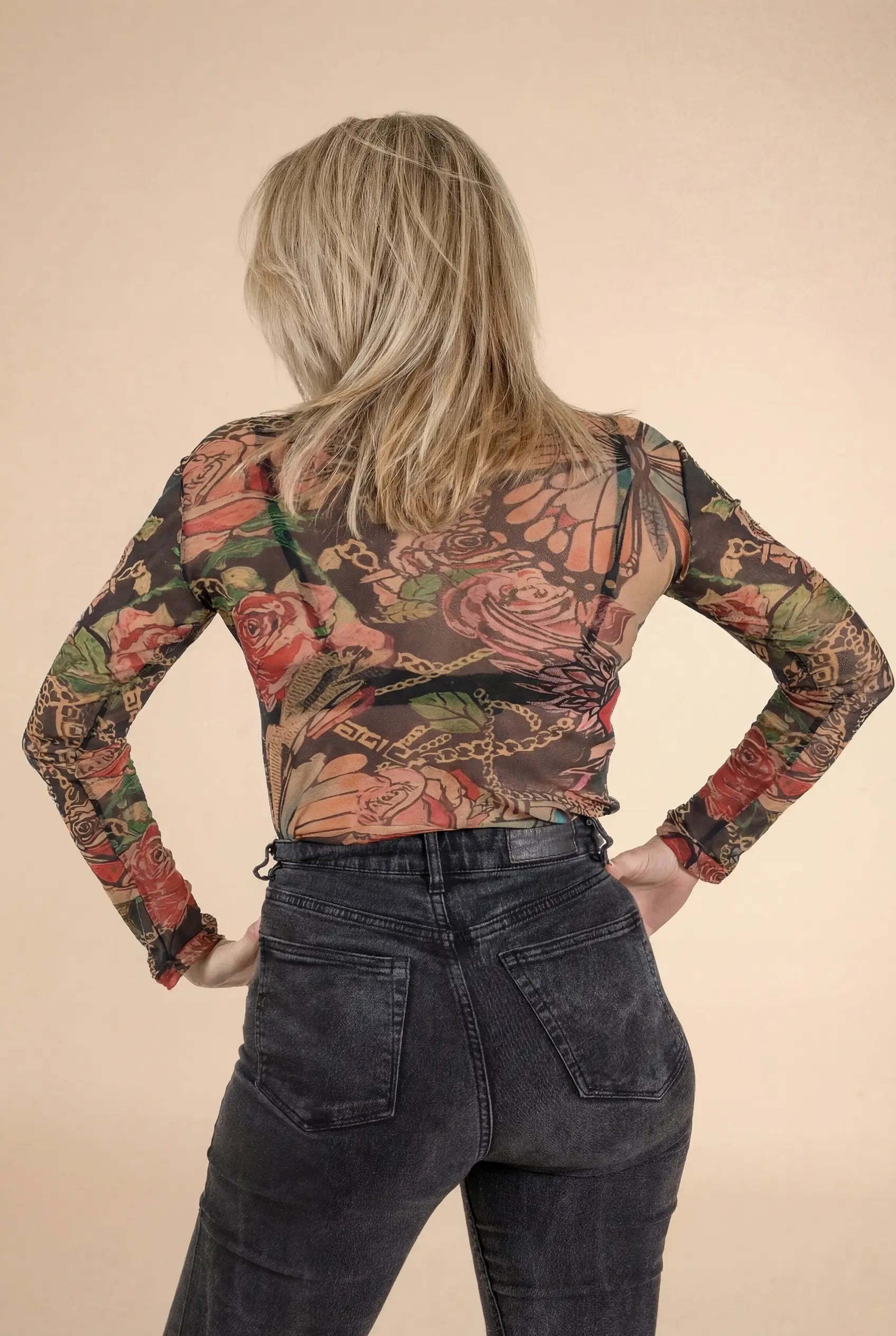 Wild Within – Mesh Top with Original Art Print
