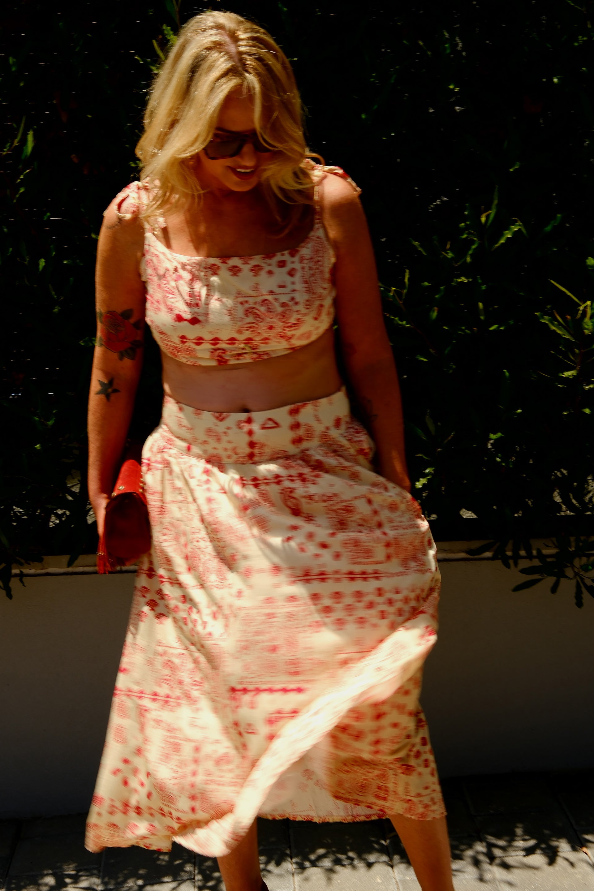Free Spirit Paisley Maxi Skirt